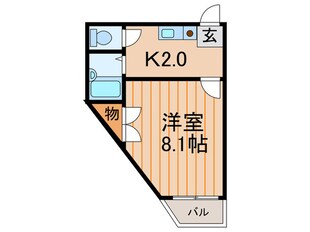 ライフハイム須賀の物件間取画像